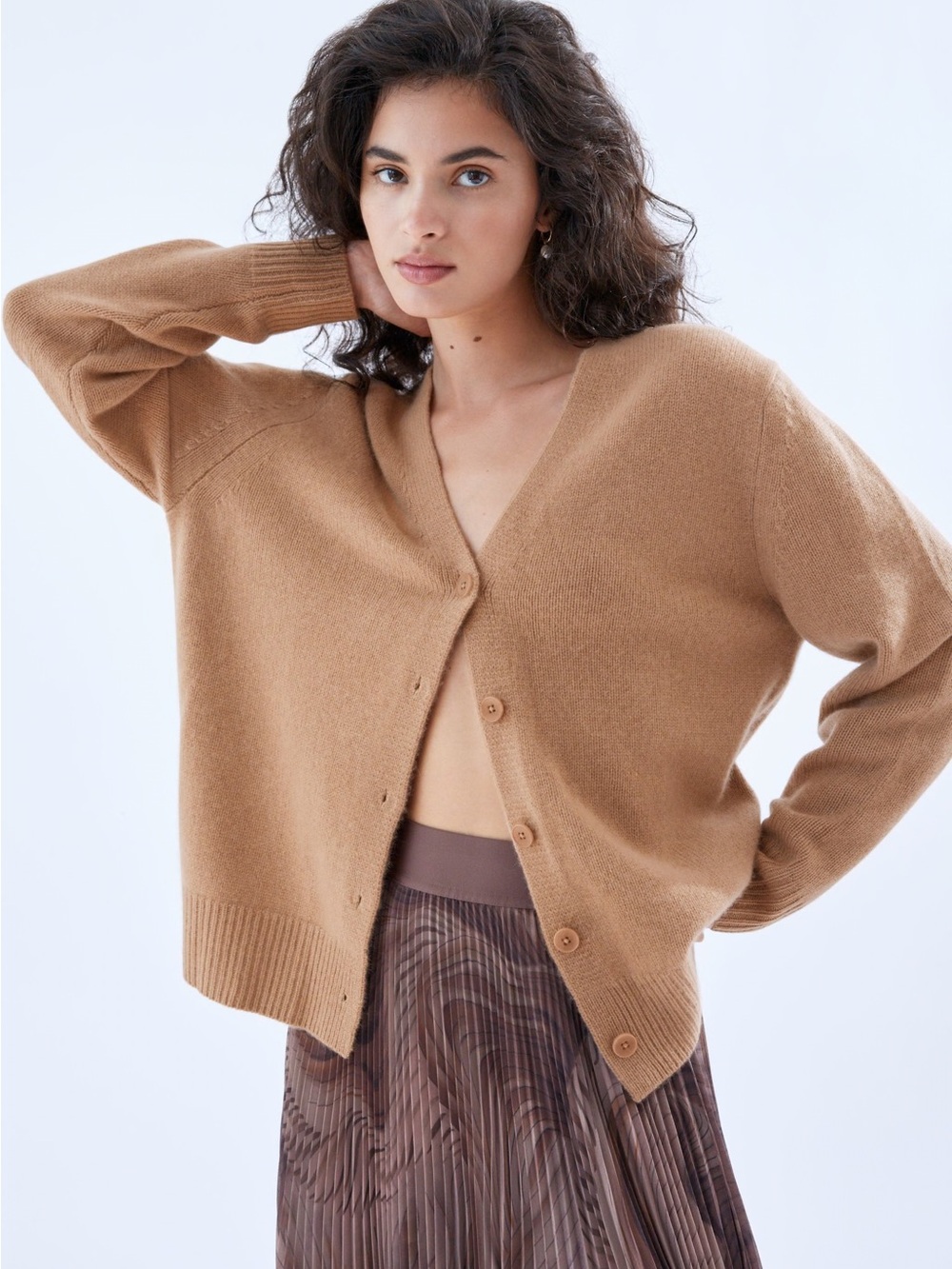 Aritzia Parco Cashmere Cardigen, Size S